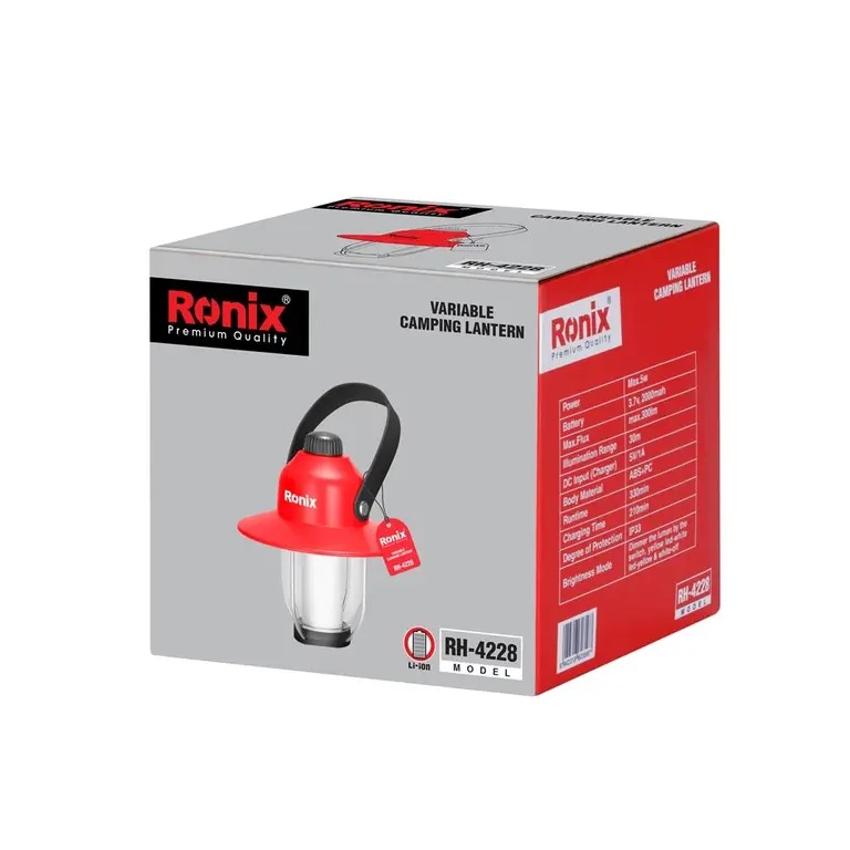 چراغ فانوسی شارژی مینی ولوم دار رونیکس RH-4228