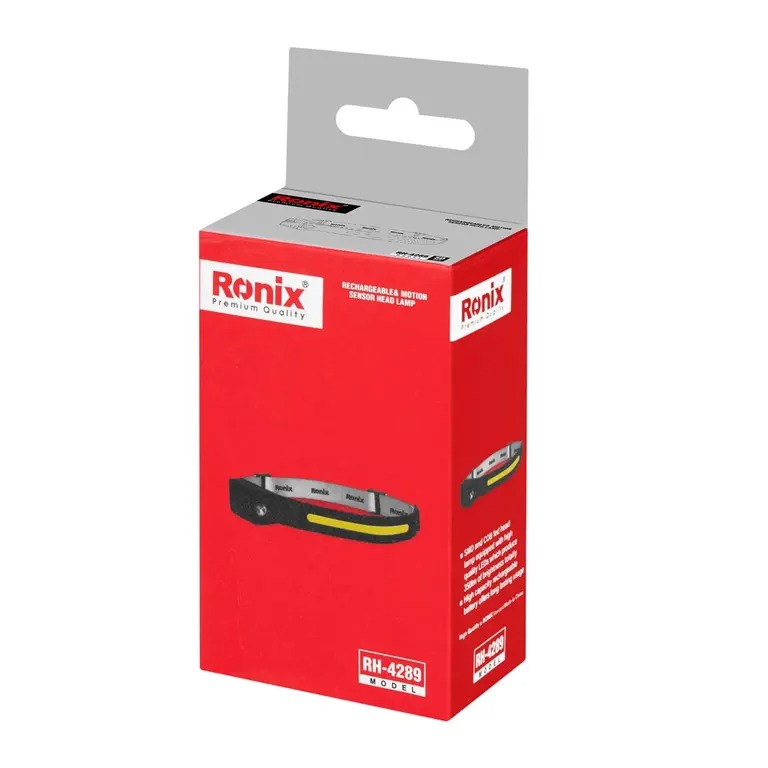 چراغ پیشانی دوکاره شارژی رونیکس RH-4289