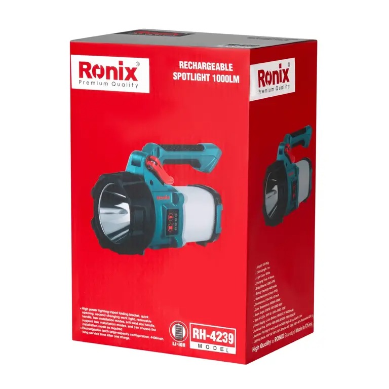 نور افکن شارژی تفنگی تاشو رونیکس RH-4239